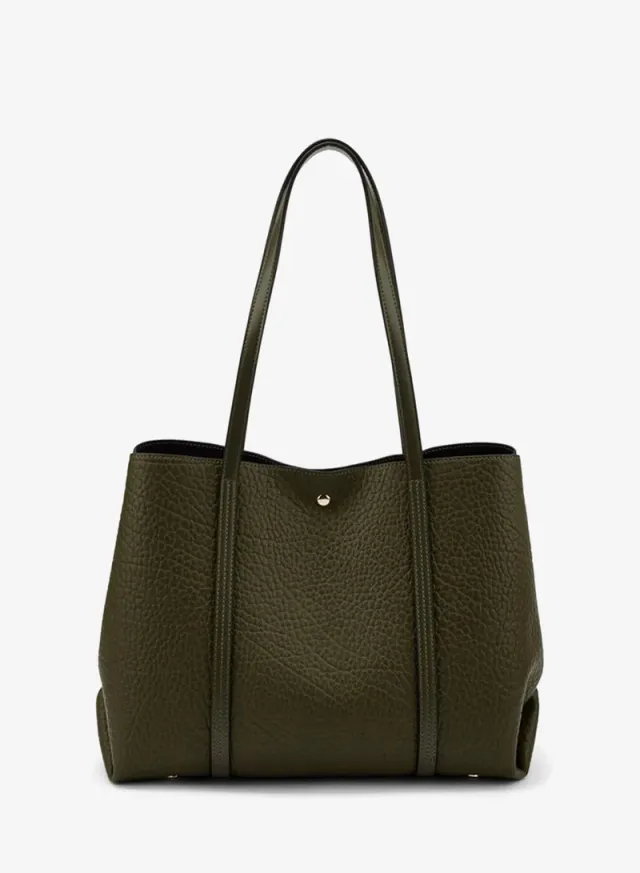 Textured Tote Bag With Pouch – image 4