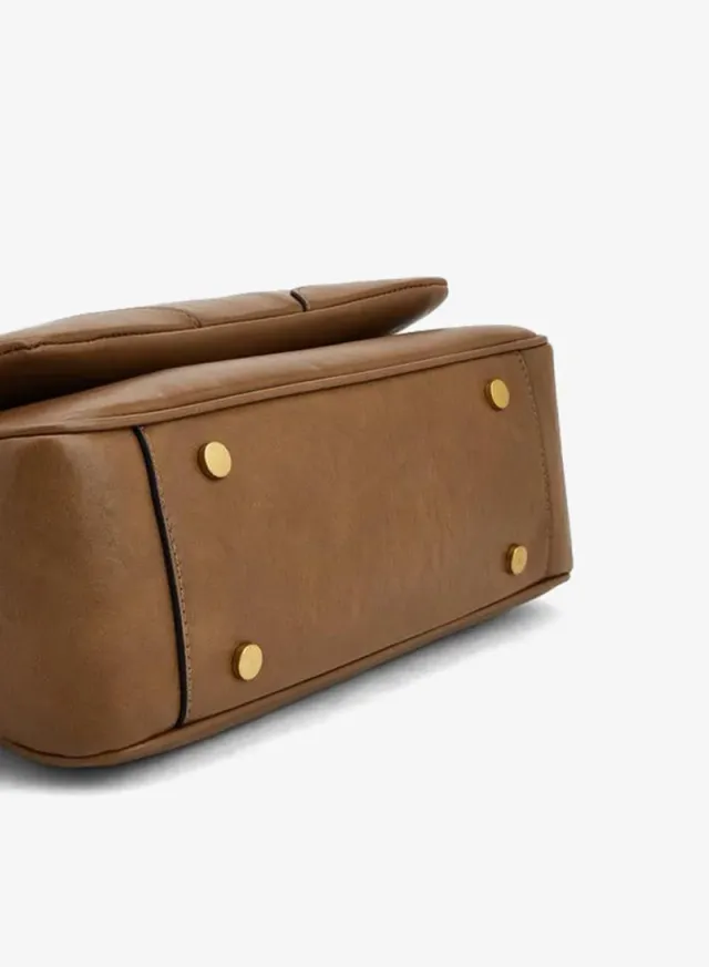 Buckled Detail Tote Bag With Zip Closure – صورة 6