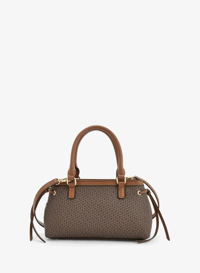 Monogram Print Tote Bag With Zip Closure – صورة 5