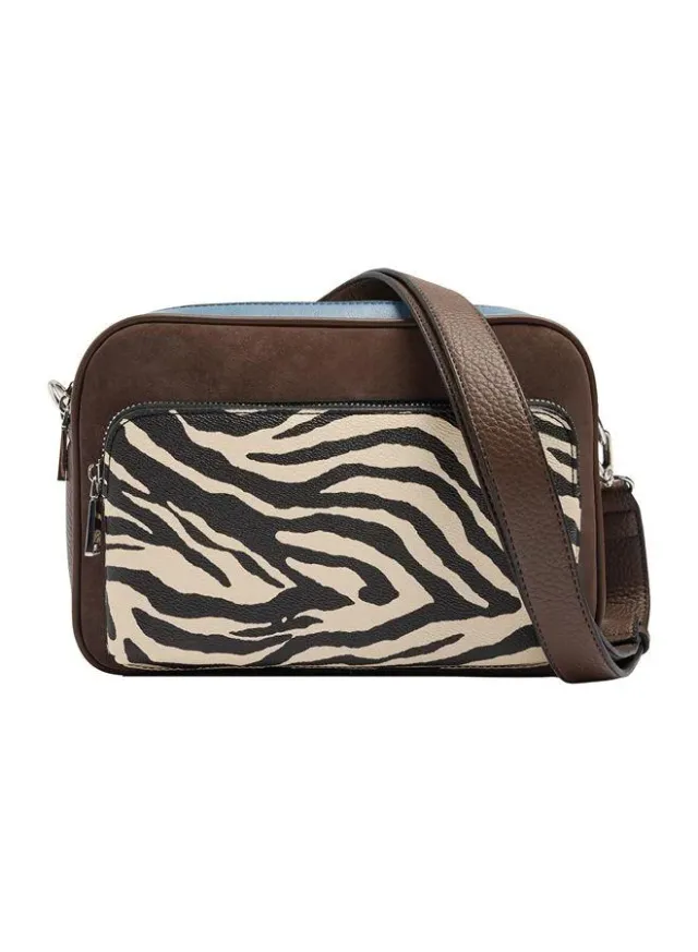 Crossbody Bag With Animal Print