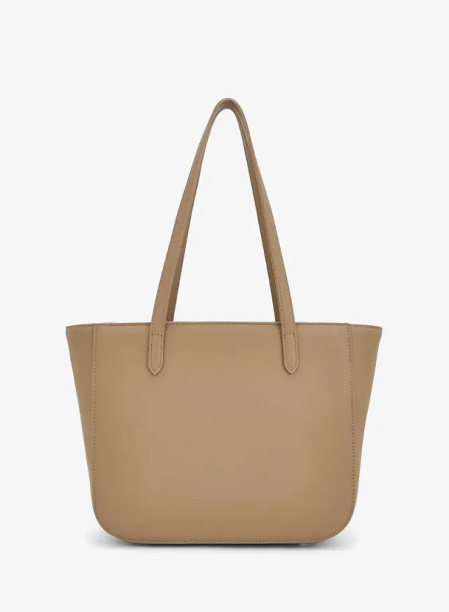 Chevron Textured Tote Bag With Zipper Closure – صورة 2