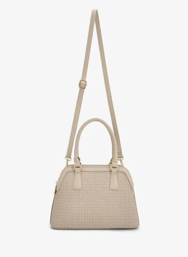 Monogram Print Tote Bag With Detachable Strap – image 2
