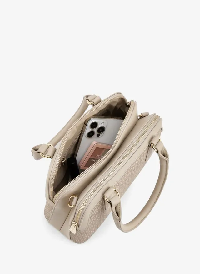 Monogram Print Tote Bag With Detachable Strap – image 7