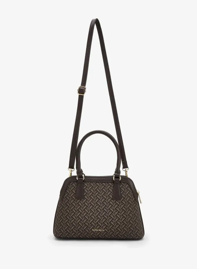 Monogram Print Tote Bag With Detachable Strap – image 2