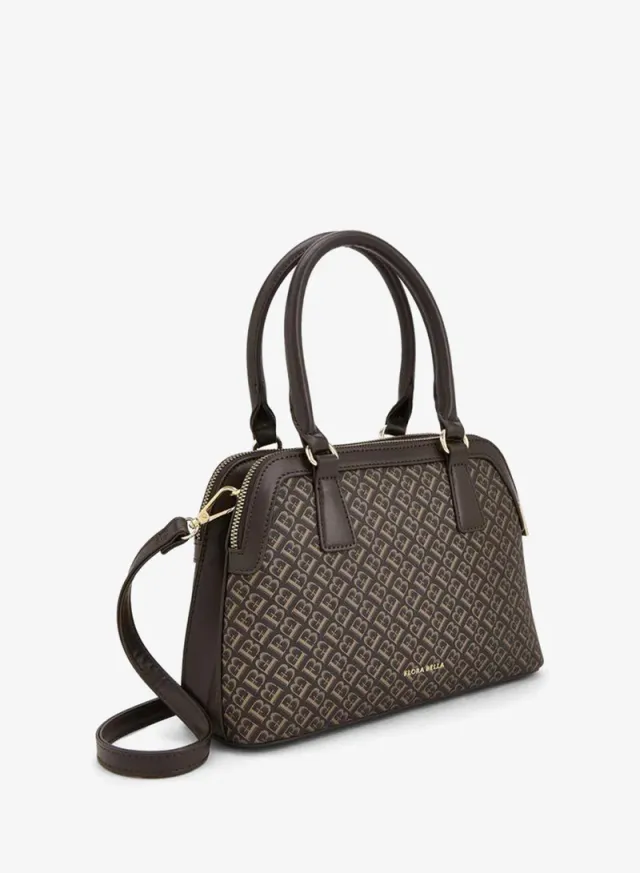 Monogram Print Tote Bag With Detachable Strap – image 3
