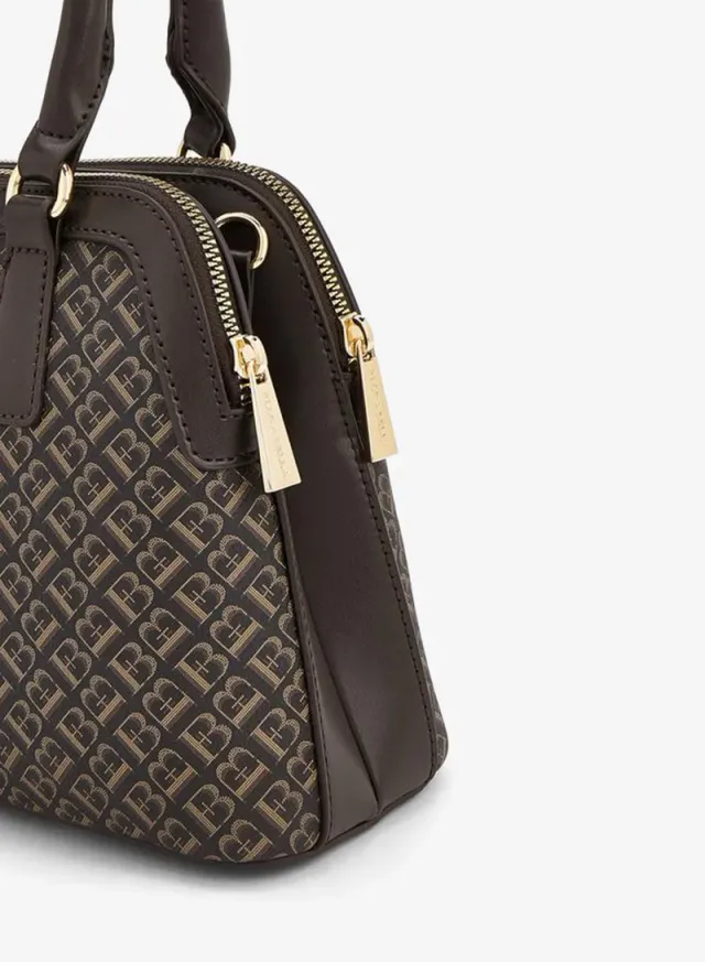 Monogram Print Tote Bag With Detachable Strap – image 4