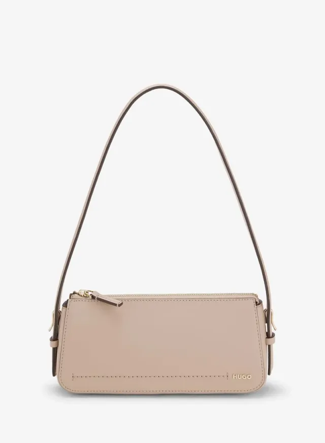 Crossbody bag with logo lettering