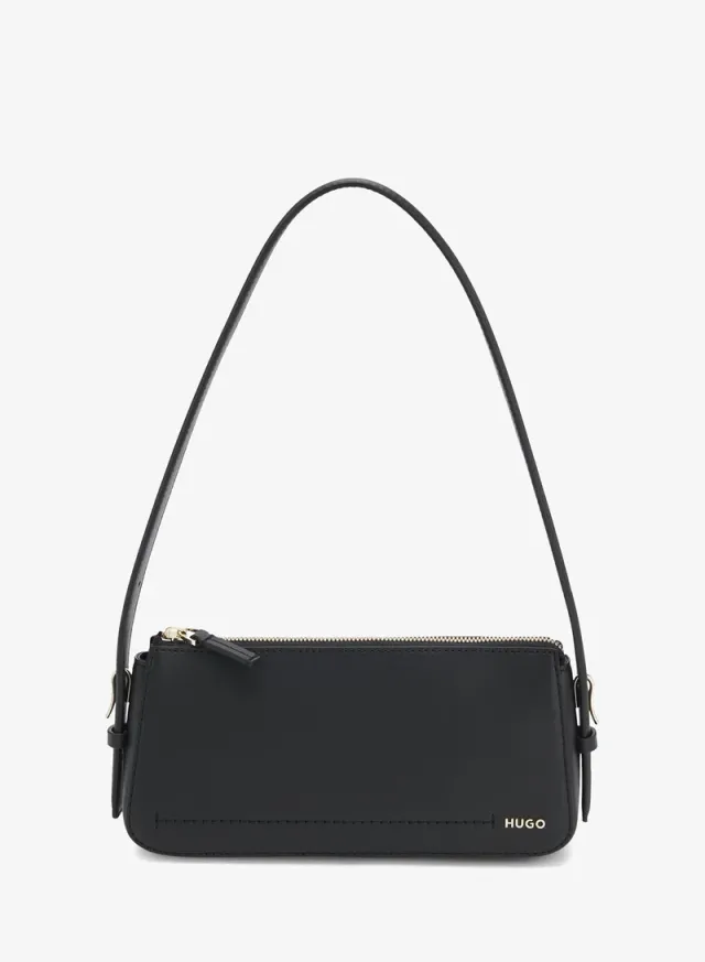 Crossbody bag with logo lettering