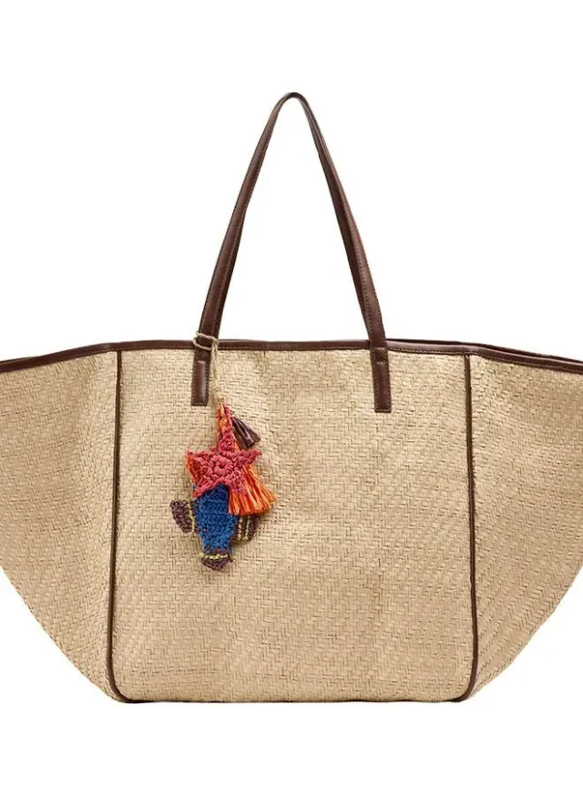 Tote Bag Paper Straw With Xl Strap