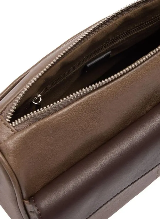 Leather-Effect Crossbody Bag With Flap Pocket – image 4