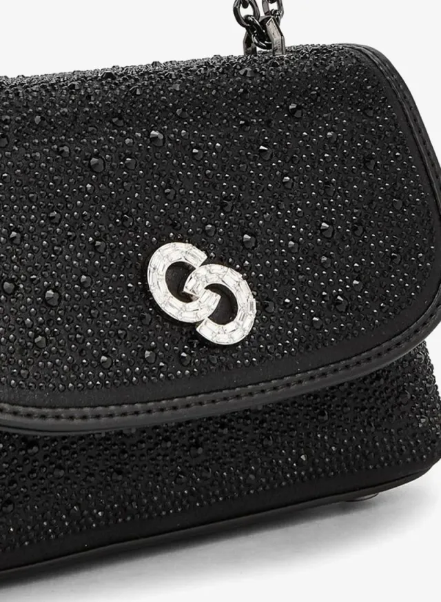 Embellished Crossbody Bag With Chain Strap – صورة 3