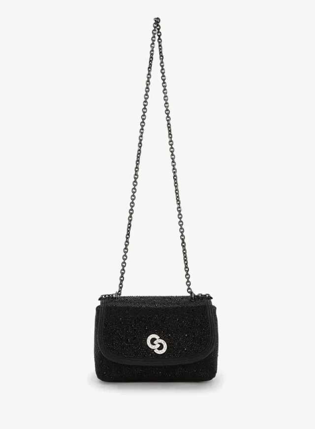 Embellished Crossbody Bag With Chain Strap – صورة 6