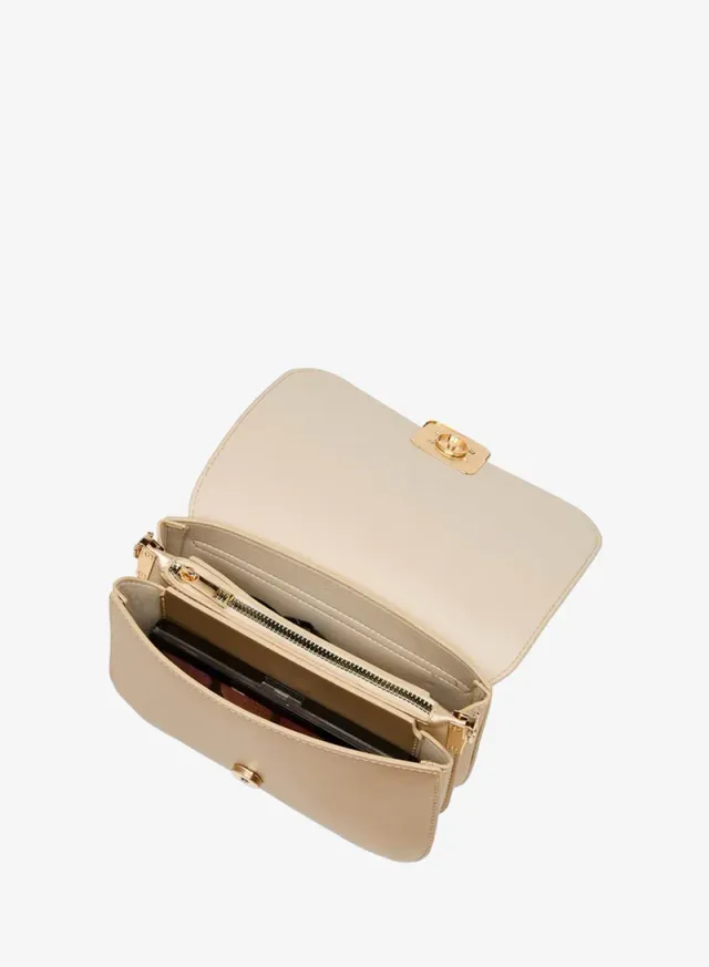 Textured Crossbody Bag With Detachable Chain Strap – image 8