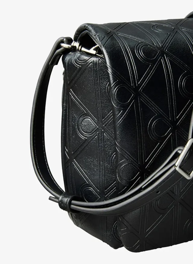 Puffer Emblem Logo Flap Crossbody Bag – image 3