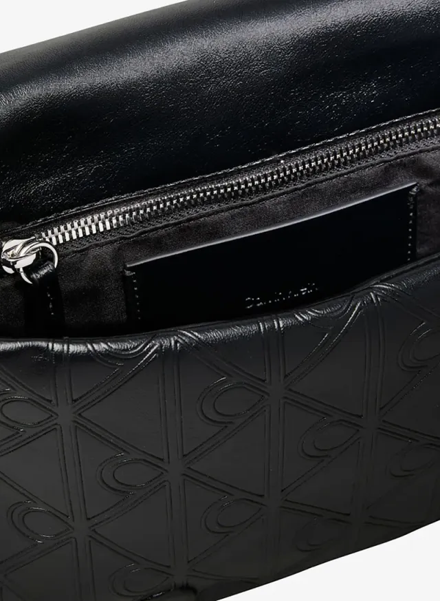 Puffer Emblem Logo Flap Crossbody Bag – image 4