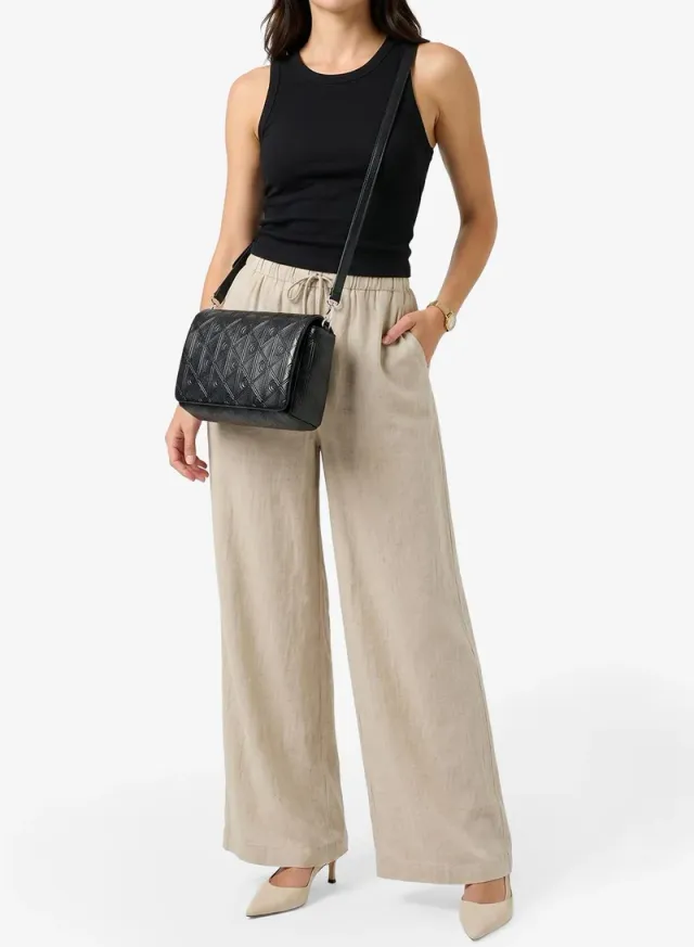 Puffer Emblem Logo Flap Crossbody Bag – image 5