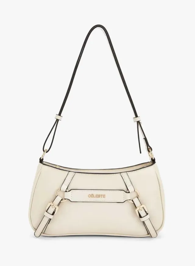 Buckle Detail Crossbody Bag With Adjustable Strap