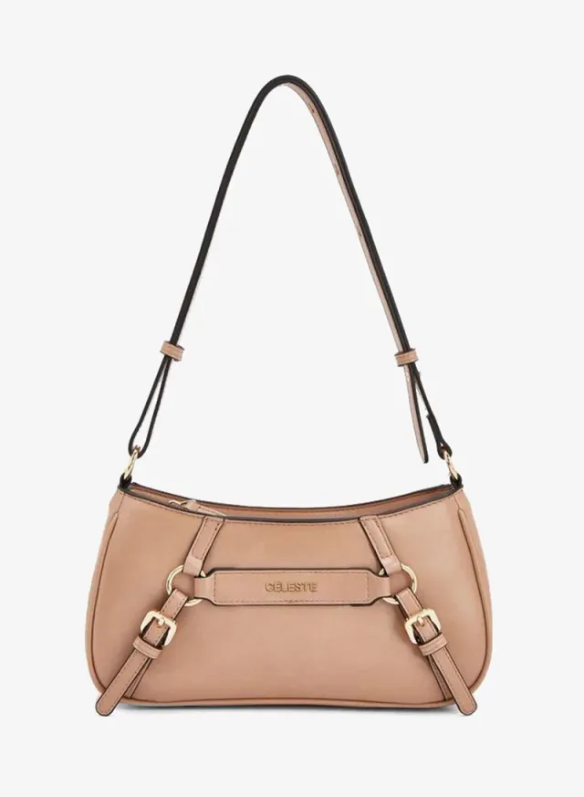 Buckle Detail Crossbody Bag With Adjustable Strap
