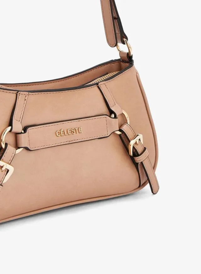 Buckle Detail Crossbody Bag With Adjustable Strap – صورة 4