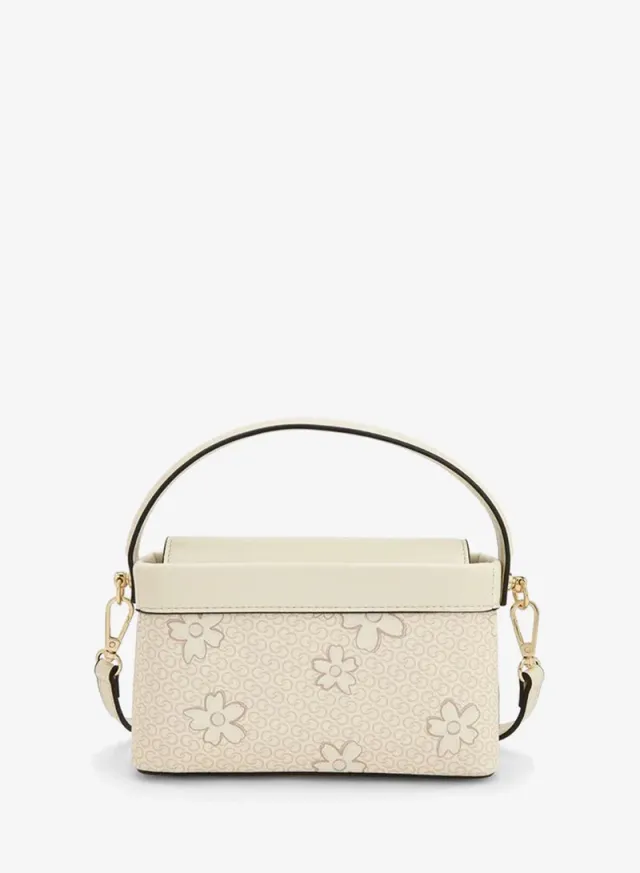 Monogram Print Crossbody Bag With Detachable Strap – صورة 4