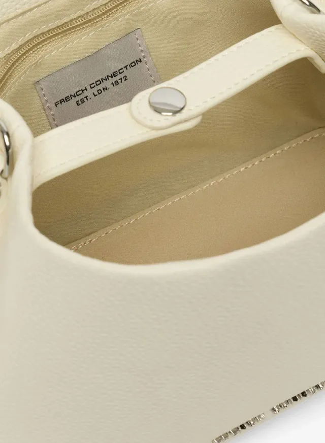 Women Off  White Sienna Bucket Bag – صورة 4