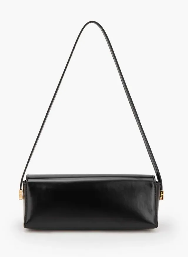 Solid Crossbody Bag With Flap Closure – صورة 5