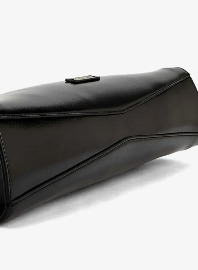Solid Crossbody Bag With Metallic Accent – image 6