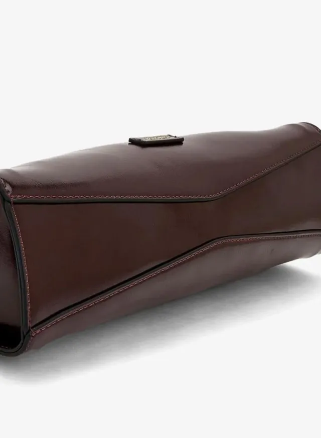 Solid Crossbody Bag With Metallic Accent – صورة 6