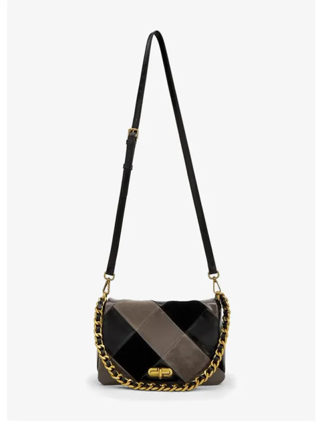 Colourblock Crossbody Bag With Detachable Shoulder Strap – صورة 2