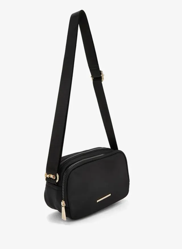 Solid Crossbody Bag With Adjustable Strap – صورة 2