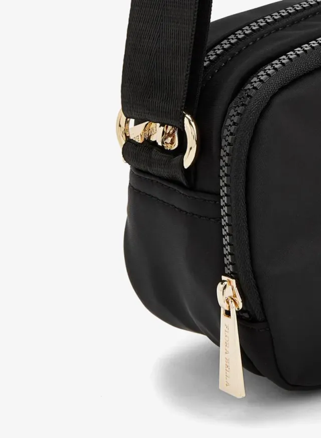 Solid Crossbody Bag With Adjustable Strap – صورة 3