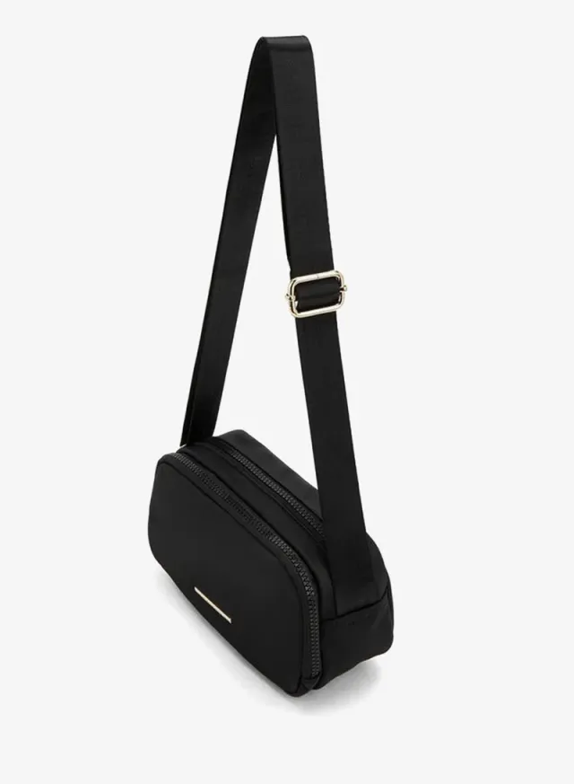 Solid Crossbody Bag With Adjustable Strap – صورة 5
