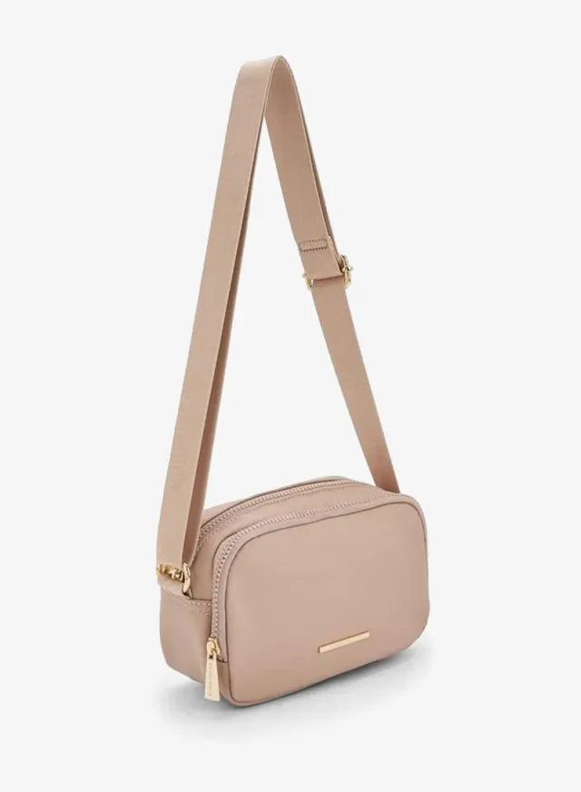 Solid Crossbody Bag With Adjustable Strap – صورة 2