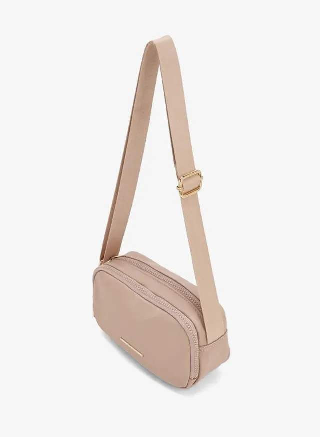 Solid Crossbody Bag With Adjustable Strap – صورة 4