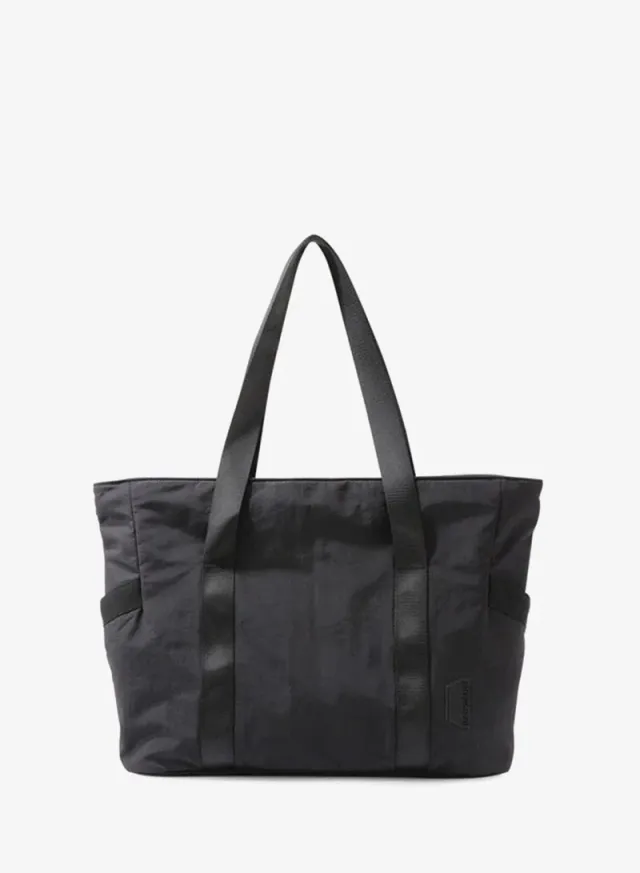 BAGSMART Women Tote Bag Large Shoulder Bag Top Handle Handbag with Yoga Mat Buckle for Gym, Work, School