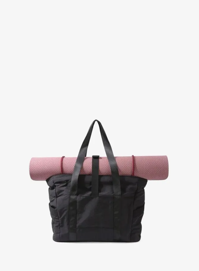 BAGSMART Women Tote Bag Large Shoulder Bag Top Handle Handbag with Yoga Mat Buckle for Gym, Work, School – image 6