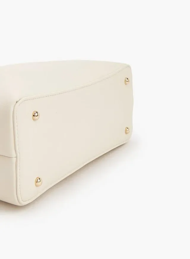 Solid Tote Bag With Detachable Strap – image 5