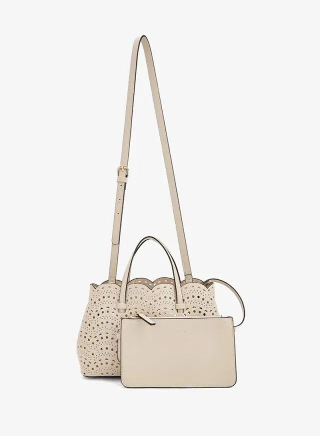 Laser Cut Tote Bag With Pouch – image 2