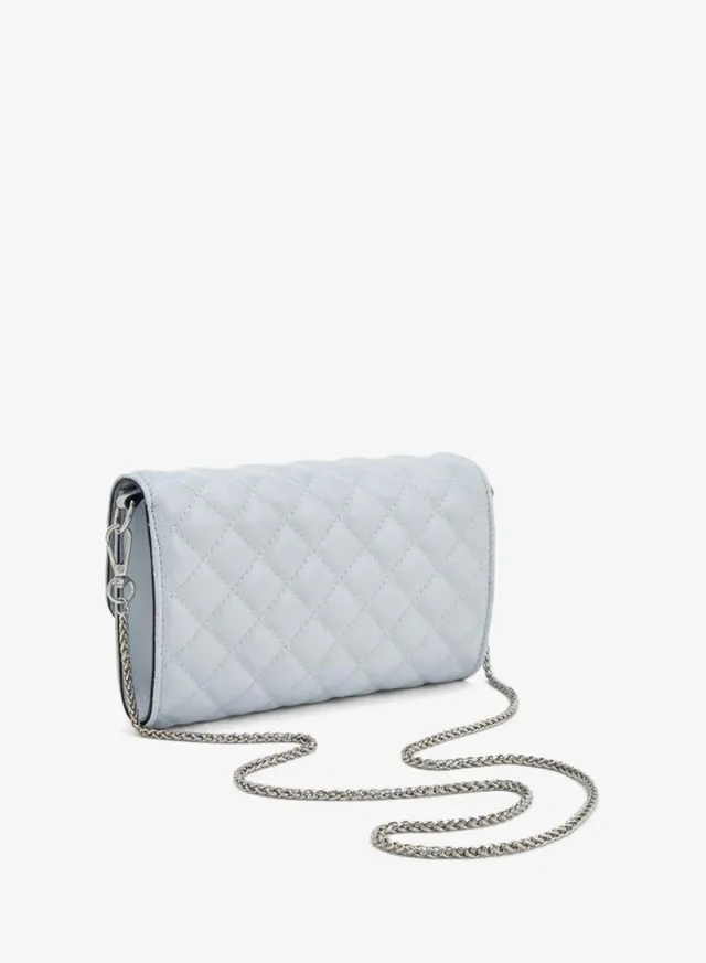 Quilted Crossbody Bag With Chain Strap – image 5