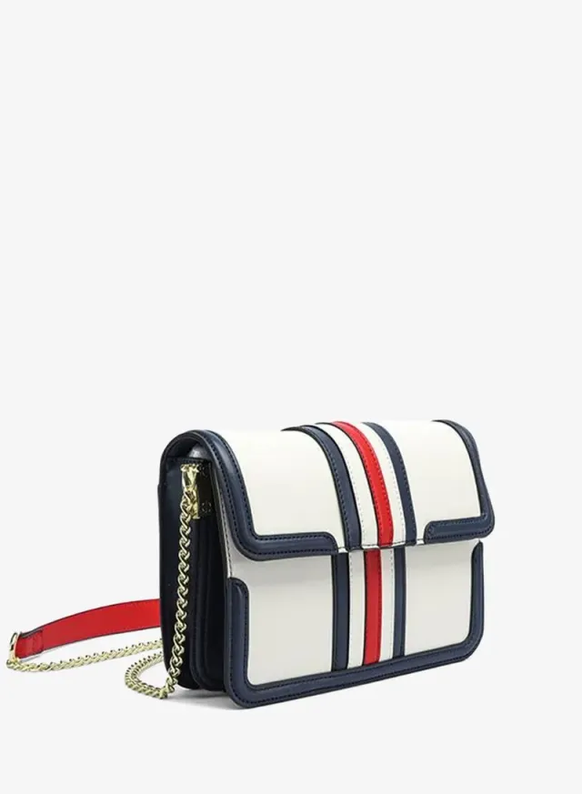 Tri-Tone Racing Stripe Crossbody Bag TKC 003 – صورة 2