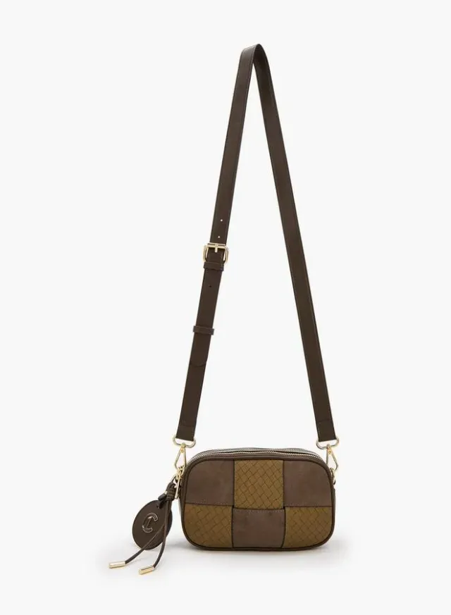 Panelled Crossbody Bag With Zip Closure – image 2