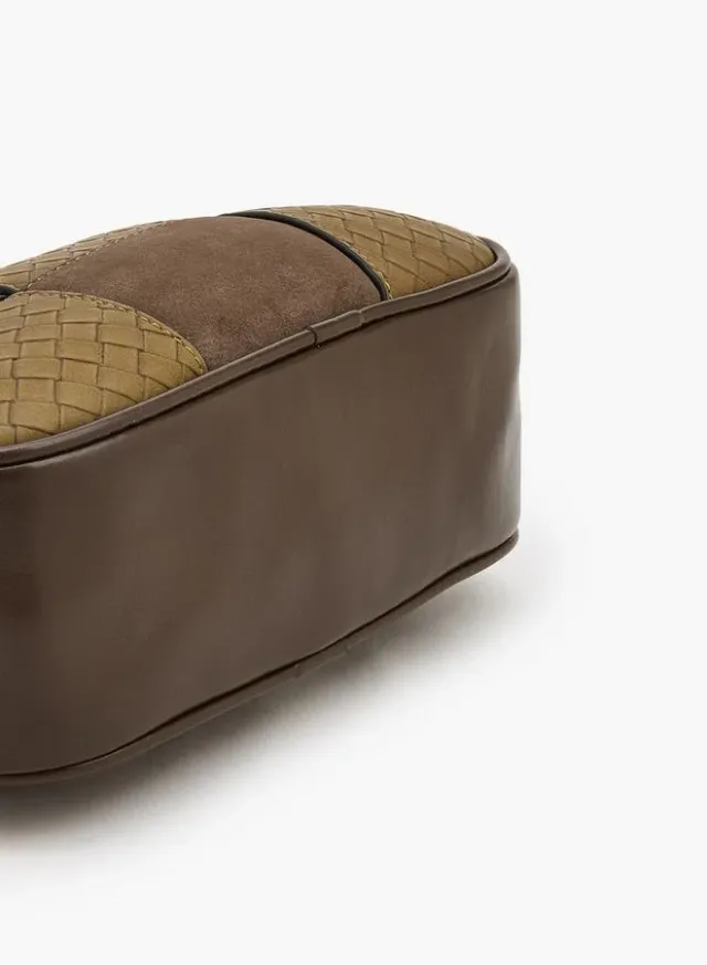 Panelled Crossbody Bag With Zip Closure – image 6