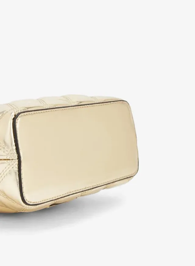 Quilted Crossbody Bag With Chain Strap – صورة 5