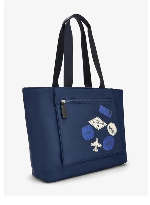 Printed Tote Bag With Zip Pocket – صورة 3