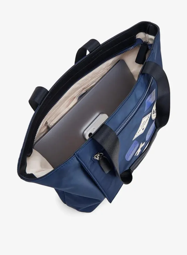 Printed Tote Bag With Zip Pocket – صورة 7