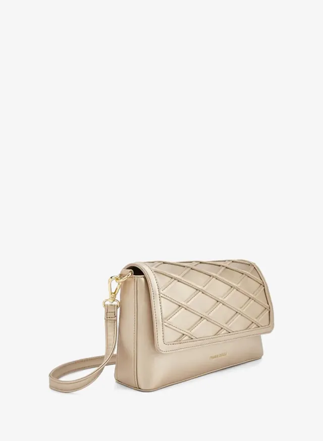 Textured Crossbody Bag With Detachable Strap – صورة 3