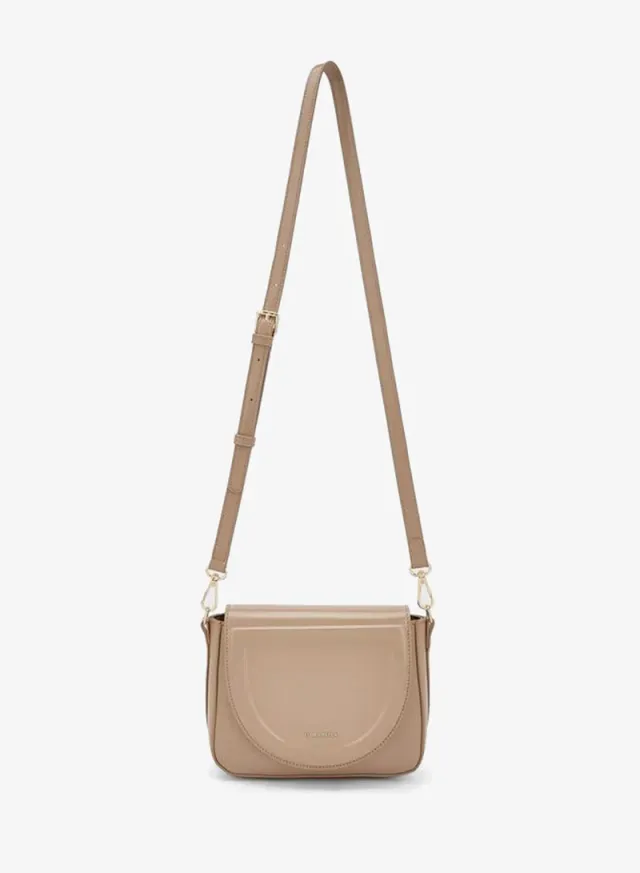 Solid Crossbody Bag With Detachable Strap – صورة 2