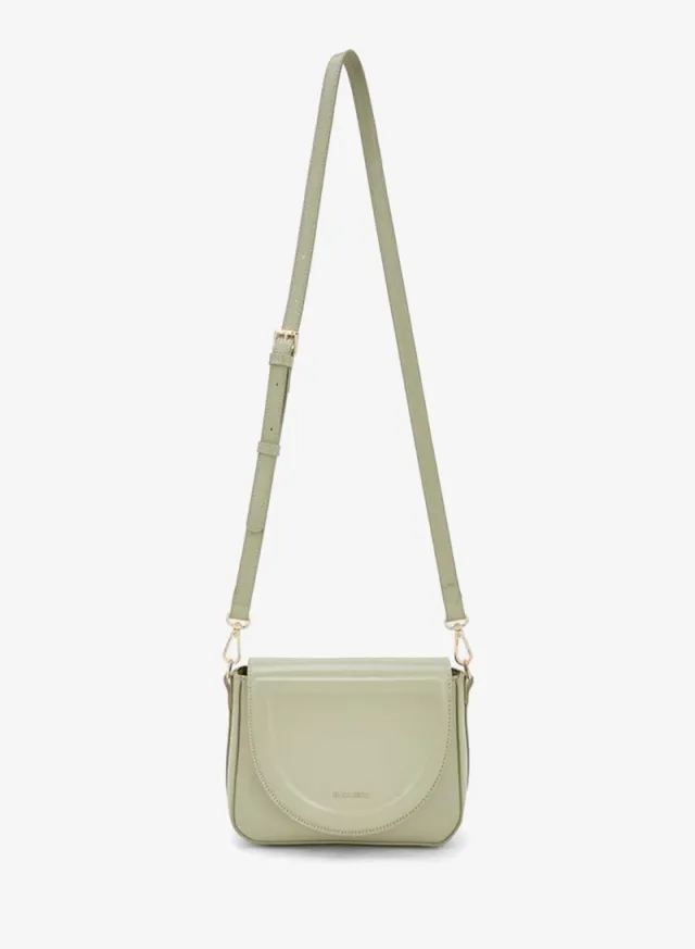 Solid Crossbody Bag With Detachable Strap – صورة 2