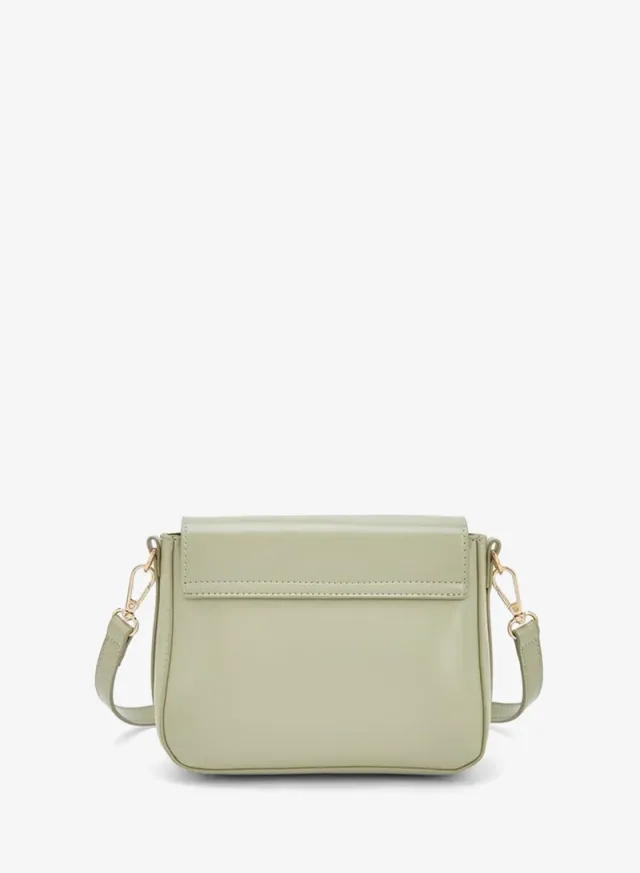 Solid Crossbody Bag With Detachable Strap – صورة 5