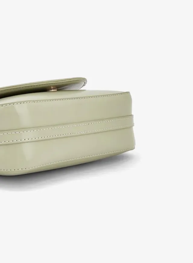 Solid Crossbody Bag With Detachable Strap – صورة 6